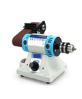 Badass Robust Desktop Belt Sander And Engraver 50 X 350 Mm Table Grinder For Woodworking Metal Jade Polishing 750W Copper Motor with Chuck