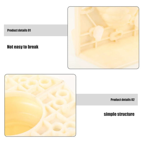 Roman Column Balustrade Concrete Mold For Easy DIY Baluster Casting 8.26 By 5.90 By 5.51 Inch Plastic Mold, close-up of mold details