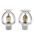 Top Shelf Fire Sprinkler Head DN15 And 72 Degree Fusible Alloy For Automatic Water Spray System Upper Nozzle shown from front angle.