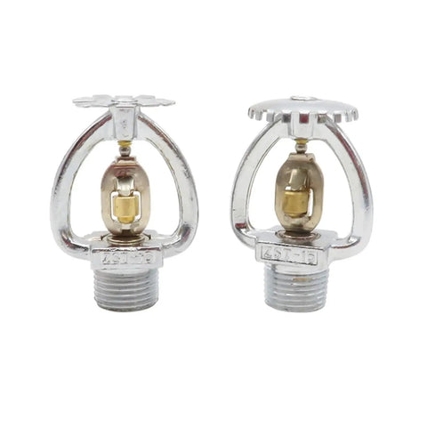 Top Shelf Fire Sprinkler Head DN15 And 72 Degree Fusible Alloy For Automatic Water Spray System Upper Nozzle shown from front angle.