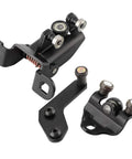 Door Roller Set, 3 Pcs, Compatible With Transit From 2000 To 2013, AC11 V268K35 Sliding Door Hardware For Car Van, shown in three components.