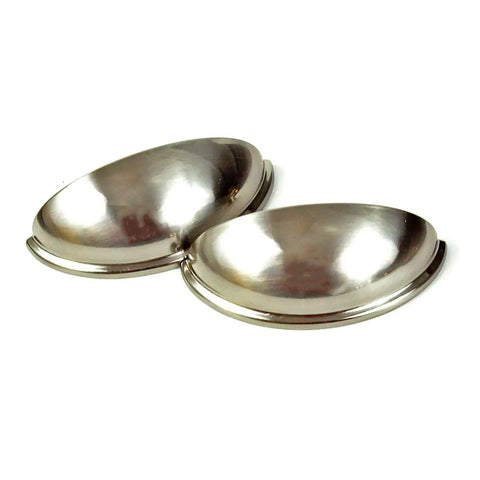76.2mm Brushed Nickel Cup Pulls For Cabinets And Drawers Classic Farmhouse Kitchen Cabinet Handles Solid Zinc Durable 3 Inch Center To Center Hardware For Bath Vanities