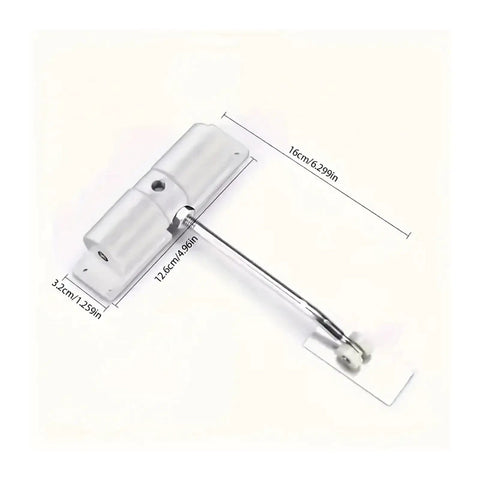 Easy Install Adjustable Automatic Door Closer For Interior Doors White Furniture Hardware Durable dimensions shown