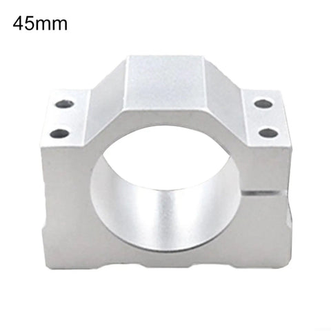 Heavy Duty Alloy Spindle Motor Bracket Clamp Sandblasted Fixing Base For CNC Router 45mm size top view with detail.