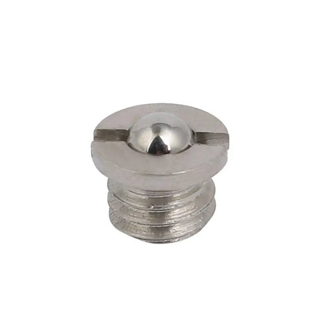 Built Tough M8 X 5.5Mm Stainless Steel Spring Plunger Ball Detent Pin featuring slotted flange design for machinery.