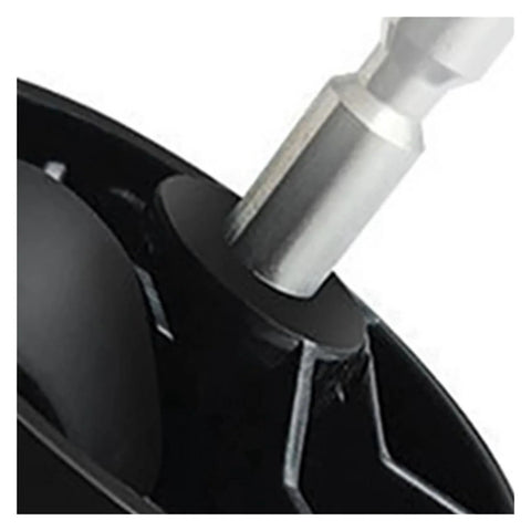Front omni-directional wheel for Cecotec Conga vacuum, A74G Walking Wheels with metal axle and black housing