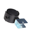 4PCS/Lot Black Caster Wheels with Brake for Office Chairs Bed carts Trolley Furniture Casters Wheels, close-up view of a wheel and bracket