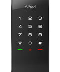 Touchscreen Smart Door Lock With Keypad And Bluetooth Motorized Deadbolt One Tap Entry Easy Setup Remote App Control See Who Entered And When 20 Unique Access Codes Black DB1