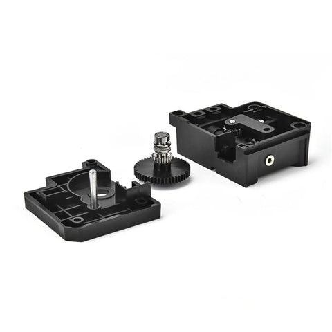X3 Pro X4 Pro Extruder Structural Components Kit With Cover Base And Extrusion Gear For 3D Printer Spare Parts Great Upgrade For X3 Printer Enthusiasts black plastic extruder parts