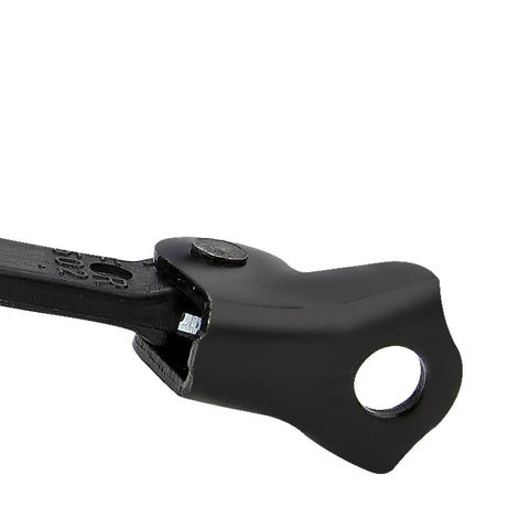 Close-up of Toyota Camry Left Driver Side Door Hinge Replacement 2012 2013 2014 2015 68610-06091, metal build check strap stopper