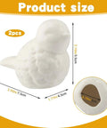 Slick White Ceramic Bird Toilet Bolt Covers Hiding Exposed Flange Nuts Zero Stress Install Total Bathroom Vibe Upgrade For Top Shelf Home Decor And Quick Room Refresh Today, showing dimensions and glossy finish.
