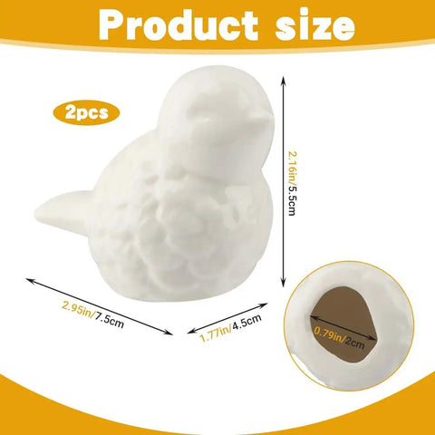 Slick White Ceramic Bird Toilet Bolt Covers Hiding Exposed Flange Nuts Zero Stress Install Total Bathroom Vibe Upgrade For Top Shelf Home Decor And Quick Room Refresh Today, showing dimensions and glossy finish.
