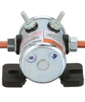 Close-up of Genuine OEM 36V Solenoid Switch Relay Kit for EZGO TXT golf carts, showing terminal and mounting bracket details.