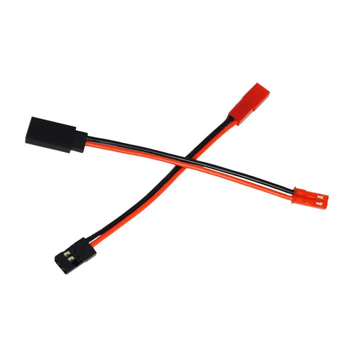 Two Pairs 10cm JST To JR Servo Cable Adapters Male To Female And Female To Male For RC Planes Helicopters Cars Must Cop