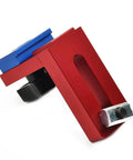 Red Miter Track Stop Block For 30 And 45 T Tracks Sliding Bracket Woodworking Fence Accessory Pro Grade Aluminum Alloy T Slot Stop