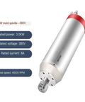 Heavy Duty Water Cooled Electric Spindle With Constant Torque For CNC Machines and Mold Fabrication, 3.0KW, aluminum body, precision tool