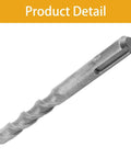 Masonry drill bit, 12 mm diameter, 150 mm length, carbide-tipped, round shank