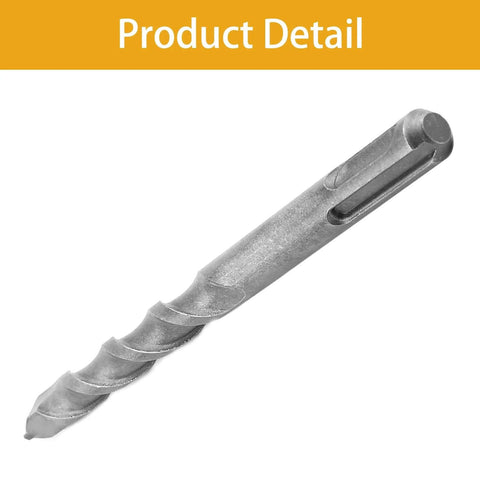 Masonry drill bit, 12 mm diameter, 150 mm length, carbide-tipped, round shank