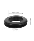Check Out These 6pcs Black Rubber Grommet Kits For Wiring And Cable Management To Keep Your Setup Tidy With Practical Nonslip Cable Hole Covers That Secure Grip And Optimized Throughhole Design For Easy Routing, black rubber grommet 4cm x 0.8cm