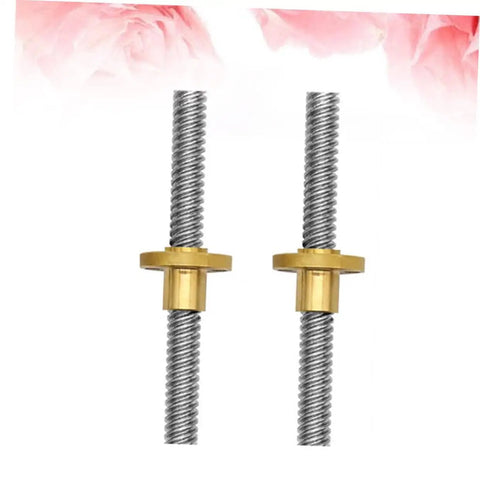 Durable Stainless Steel Lead Screw With Nut 300mm For 3D Printers And Stepper Motors Anti Backlash T8 Lead Screw Kit
