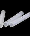 Transparent plastic sleeves from Ten Sets Garage Door Hardware Kit With Static Scroll Wheel Sleeves Roller Shaft Nuts Hinges Bearings And Gaskets.