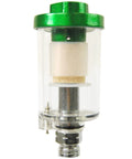 Mini In-Line Air Filter With Water And Oil Separator, Drain Valve, Water Trap And Air Dryer for Compressor Hoses in clear casing