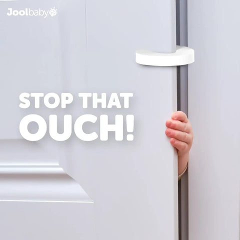 Snaps Right On Eva Foam Door Pinch Guards And Slam Blockers Six Pack safeguards fingers from slamming doors with soft foam guard.