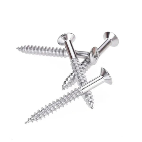 Set Of 4 Chrome Guitar Neck Joint Ferrule Bushings With Matching Screws, Zinc Alloy Replacement Parts, Durable And Easy To Install, Ideal For Replacing Worn Or Damaged Guitar Or Bass Hardware, chrome ferrule screws