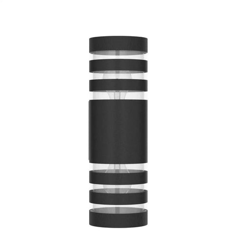 Built To Last All Weather Modern Outdoor Wall Sconce Lights Up Down Exterior Fixture Waterproof Matte Black Aluminum