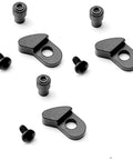 Aluminum Thumb Stud Screw Set For Bugout 535 Knife Dope Quick Open Hooks 3 Piece Push Nail T8 Torx Screws Black Oxidized Finish