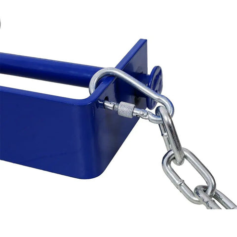Heavy Duty 55 Gallon Steel Drum Lifter Ring With 1200 Lbs Capacity Tilting Clamps For Forklifts And Manual Use Durable Carbon Steel chain detail