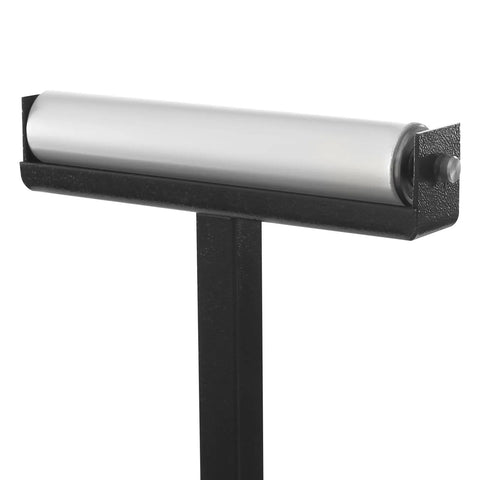 Heavy Duty Rig Rolling Planer Stand Supporting 550 Pounds With Quick Height Adjust And Smooth Ride Casters with slide roller detail.