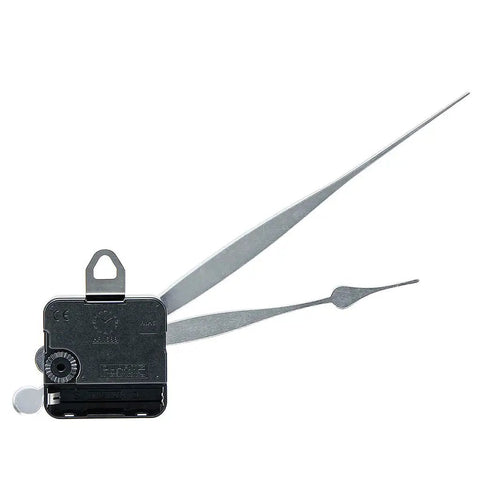 High Torque Silent DIY Wall Clock Movement Kit With Two Quartz Movements, 8 Inch Long Hands, Replacement Parts shown