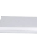 DIY Friendly Lightweight Aluminum Project Box Enclosure With Matte Silver Sandblasted Finish, Heavy Duty Oxidation Treated Case For Circuit Boards, PCB Wiring And Electronics Projects, Industrial Equipment Use. Front view