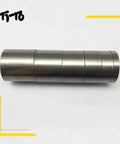 Stacked Titanium Bicycle Headset Spacer Set 4 Or 6 Pieces 1-1/8 Inch 28.6mm Diameter Threadless Spacers side view