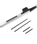 Telescoping Measuring Tram Gauge For Auto Body And Car Repair 10 Feet High Precision Aluminum Ruler Portable Frame Machine Measuring Tool With Metric And American Standard Markings Lightweight Durable Construction with pointer sets