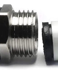 5 Pieces PG9 Cable Glands Waterproof Metal Connector Locknut Stuffing Gland IP68 Sealed For 4 To 8mm Wires Easy Insertion And Tighten