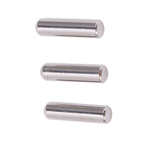 Dowel Pin Kit Stainless Steel Locating Pins 2.5x10mm 100 Pcs Pro Grade High Hardness Wear Resistant three pins close-up