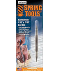 Badass Nail Set Fits 1/32 To 2/32 Inch Brads shown in packaging with precision and hammerless design for fine carpentry.