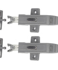 Cabinet Door Push Latch With Self Locking Mechanism Durable ABS for cupboards and bookcases, side view