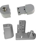 Top And Bottom Pivot Hinge Set For Commercial Adams Rite Storefront Doors Three Quarter Inch Offset Pivots Aluminum Silver