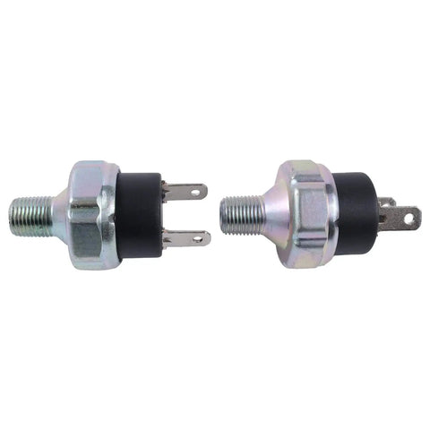 2 Pack Low Air Switch 1749 2134 FSC 1749 2134 Replacement For Freightliner Cruise Kick Off Switch showing front and side view