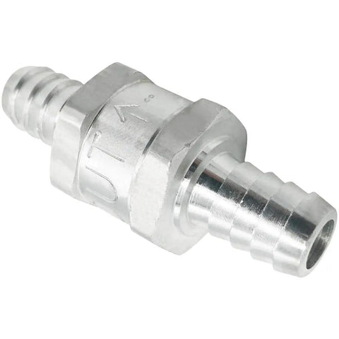 12mm Half Inch Fuel Non Return One Way Check Valve For Gas Diesel Oil Water Lines Beefy Aluminum Alloy Construction