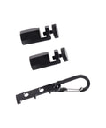 Pro Grade Tall Stair Gauges With Clip And Holder Carabiner For Framing Squares, Built To Last Aluminum Alloy Rafter Gauge, flat view
