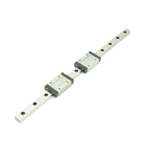 High Precision MGN12 Linear Guide Rail Kit With 200mm H Block Support For Smooth CNC Motion And Low Friction Sliding Action On DIY Projects, two blocks
