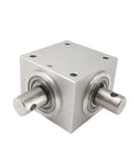 One To One Right Angle Bevel Gearbox One Point Five Module Twenty Teeth Ninety Degree Drive For DIY Projects With Fifteen Millimeter Shaft L Shaped Gearbox High Torque And Thirty Kilograms Load Capacity
