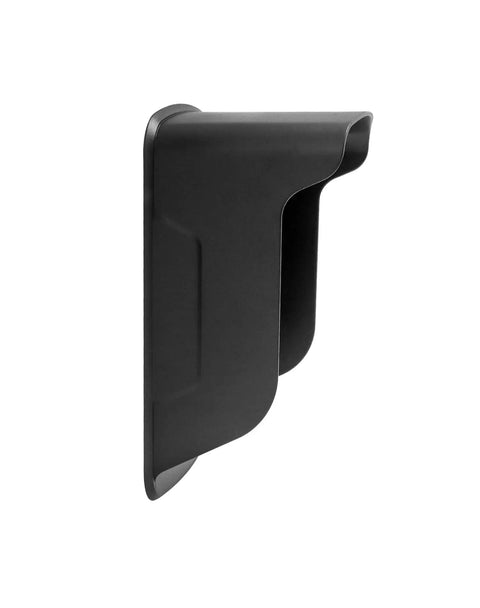 Side view of waterproof rain cover pair for access control systems keeps RFID card keypad readers dry from rain and sun no sweat rugged ABS shield