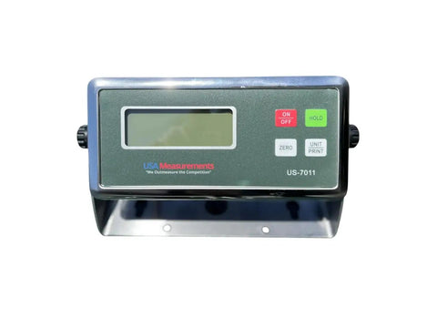 Digital display for Heavy Hitter 40 By 40 Inch Steel Floor Scale With 10000 Lb Crush Capacity And Dead Accurate 1 Lb Readability.