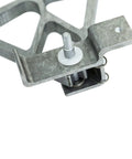 Heavy Duty Aluminum Extension Ladder Locks Kit For 28 11 Rung Lock System close-up of lock mechanism