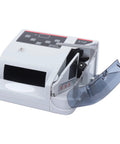 Fast Money Counter With LCD Display And Counterfeit Detection, UV MG IR Authentication, open cover, displays controls